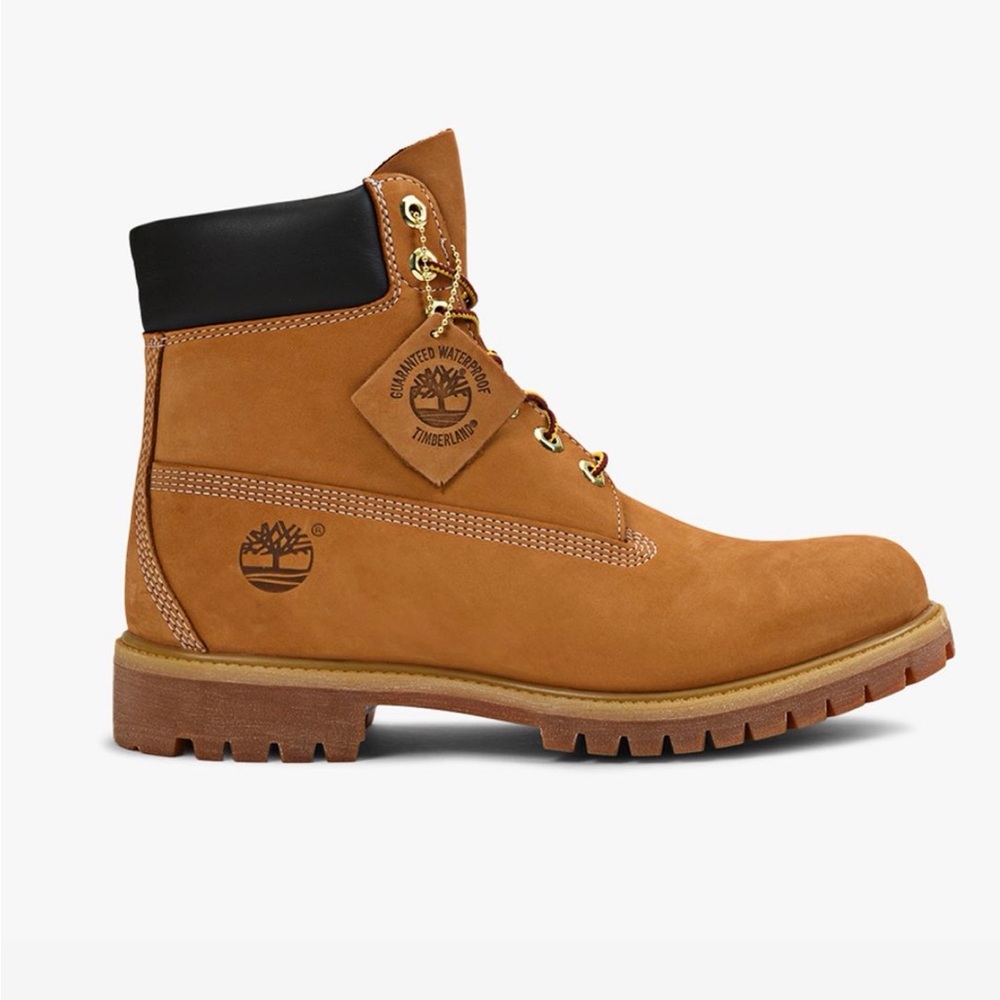 Timberland Wheat Nubuck 6-Inch Premium Waterproof Boots